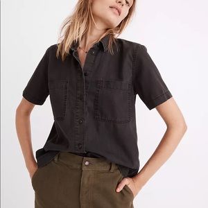 Madewell denim shirt sleeve